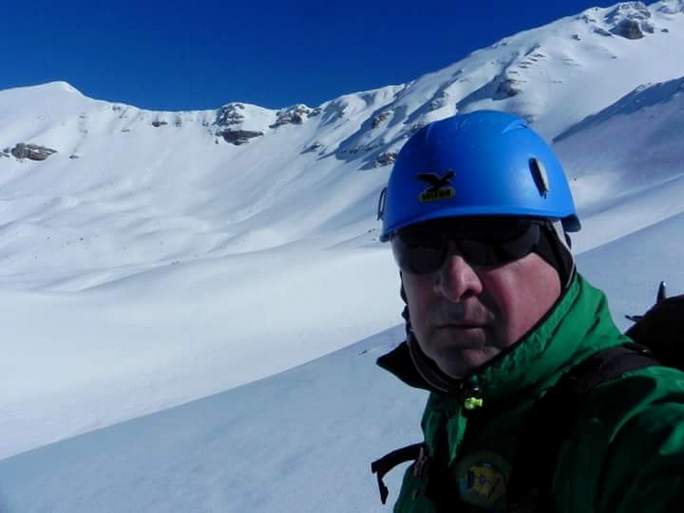 In veste alpinistica invernale