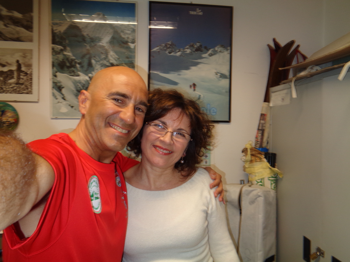 Con Antonella Caiola