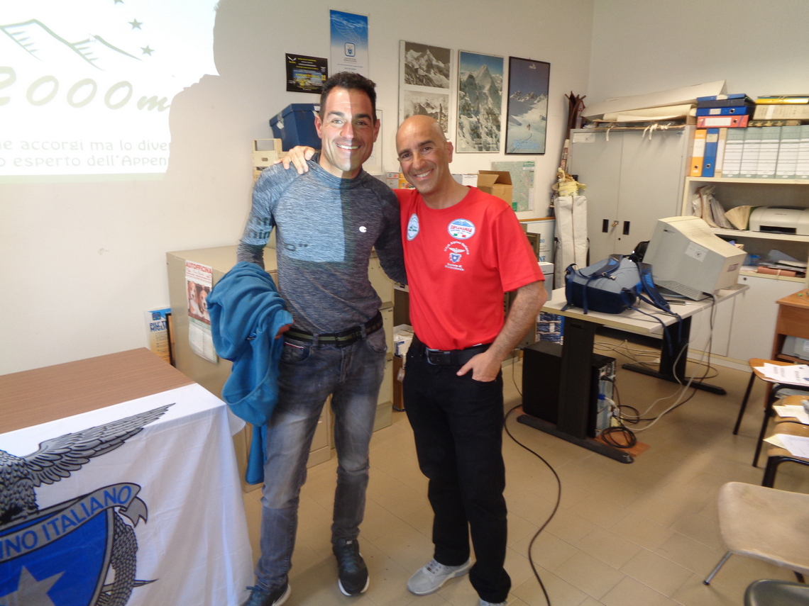 Con Daniele Capogna