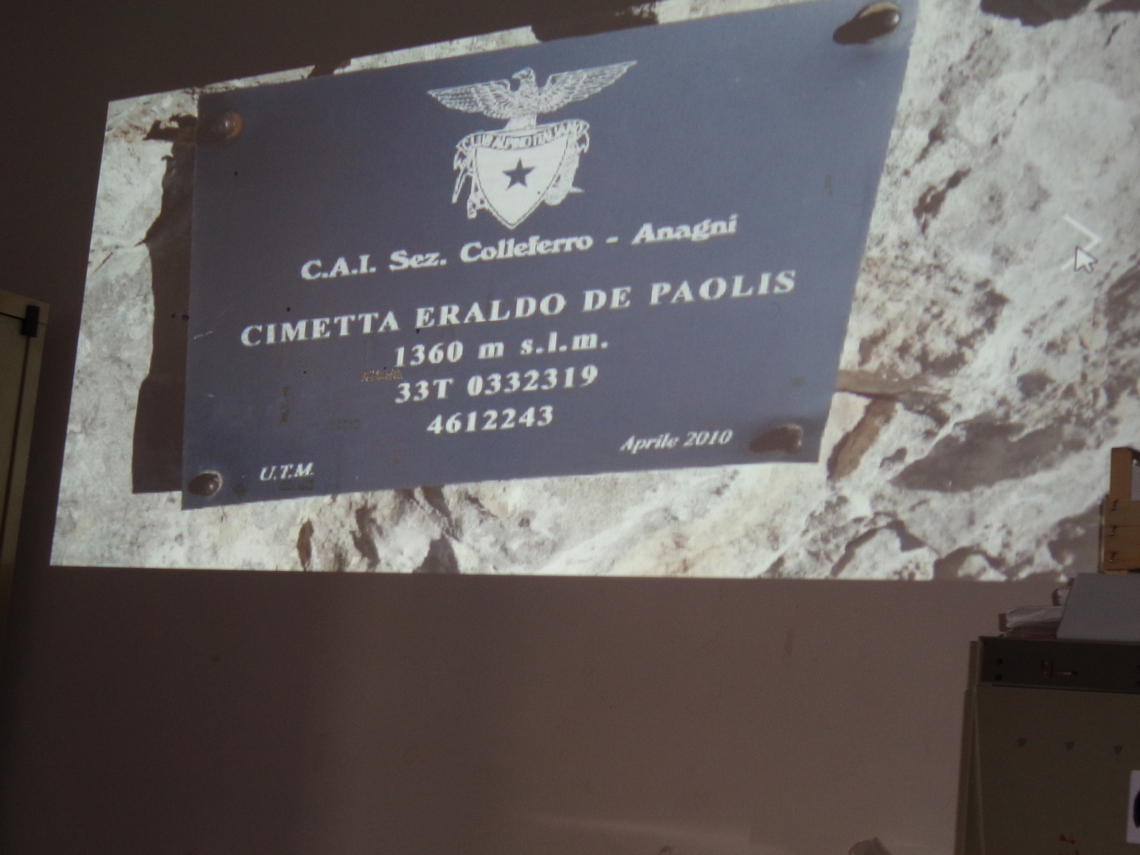 La nuova Cima De Paolis