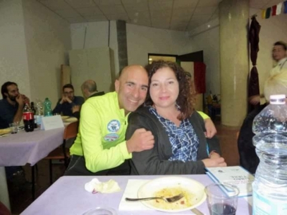 Con Francesco Mancini alla Cena Sociale 2017