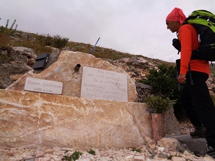 Fonte Cefalone in onore dei caduti del Soccorso Alpino