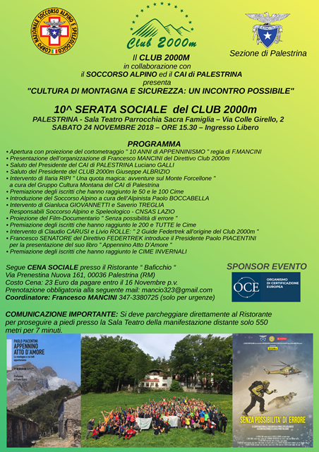 La Locandina dell'Evento