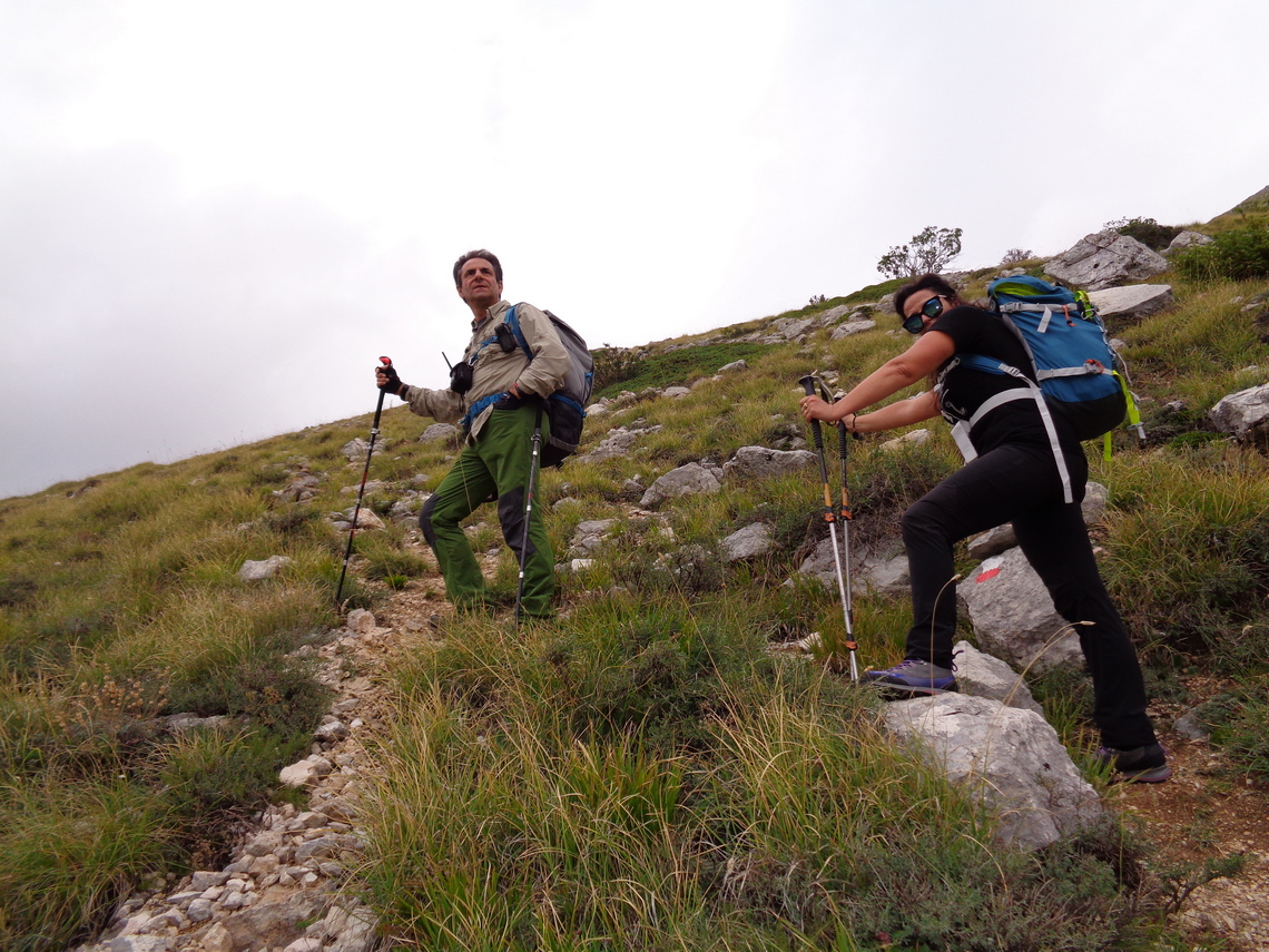 Paolo Gioia e Rita Ceci in montagna con me
