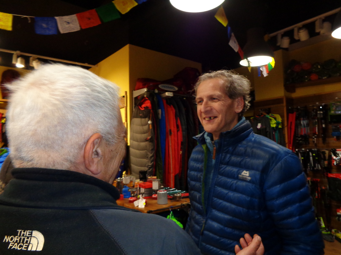 Anche il famoso Alpinista Angelo Monti