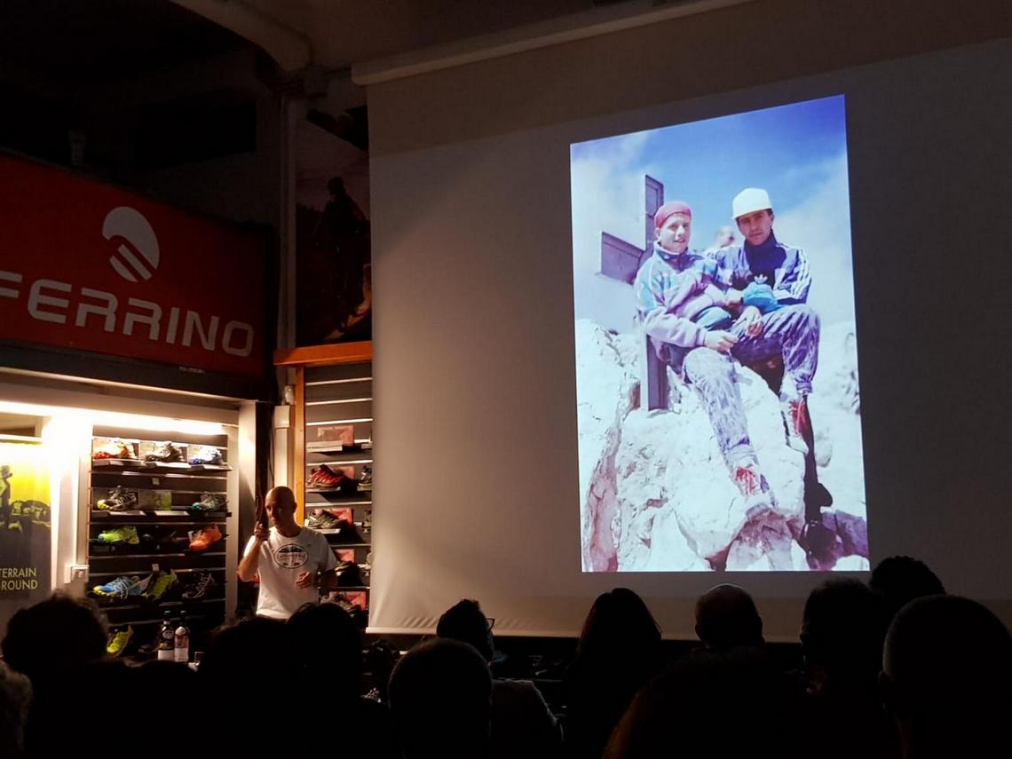 Agosto 1993 con Pietro Negri