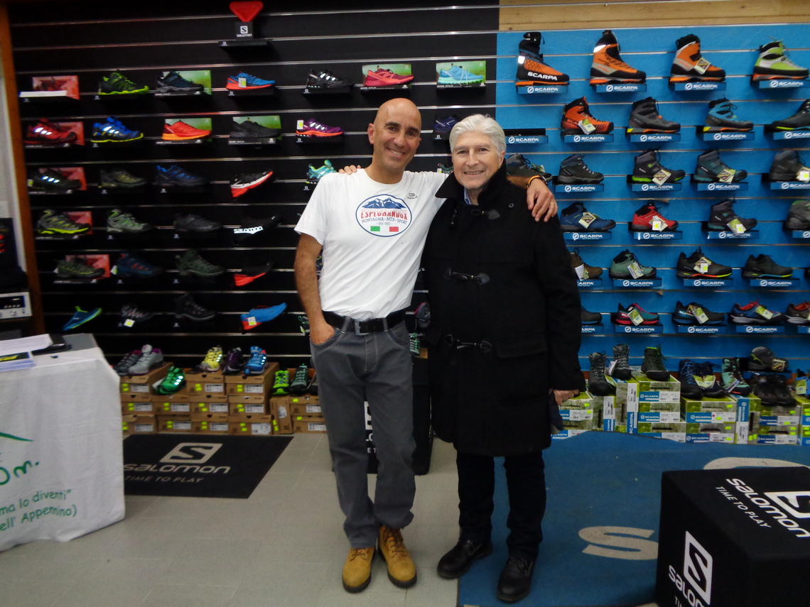 Con Claudio Capodiferro