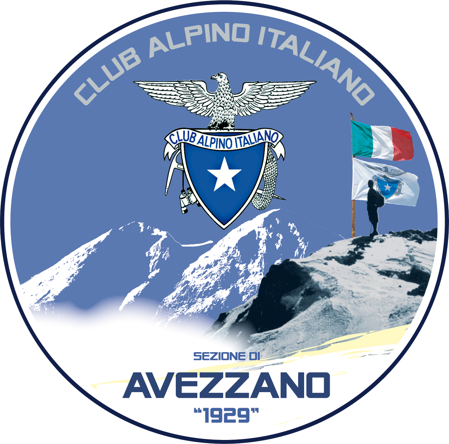 Il bellissimo Logo del CAI di AVEZZANO