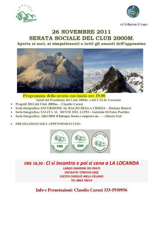26 Novembre 2011