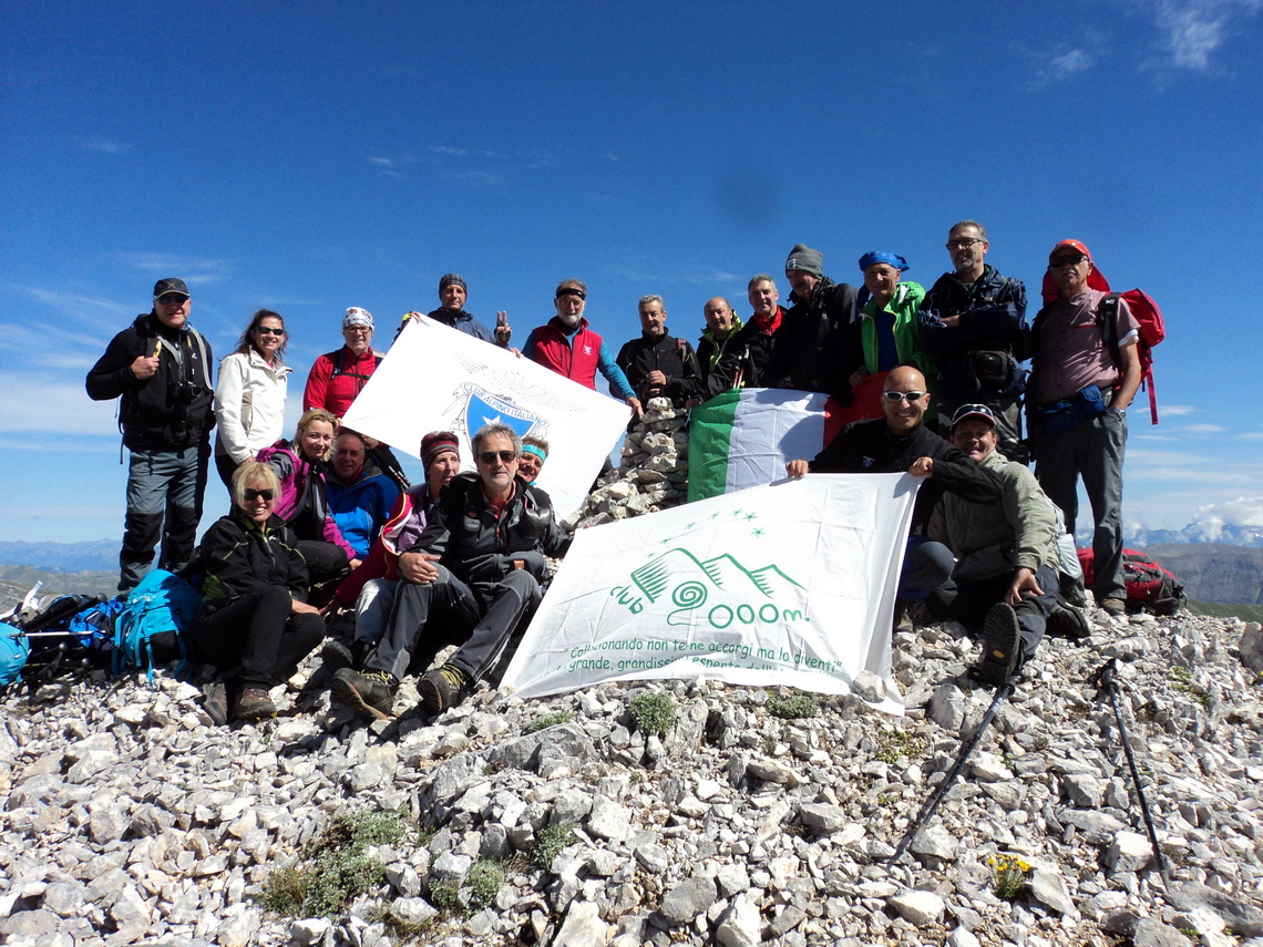 Il CAI di Avezzano ed il Club 2000m insieme