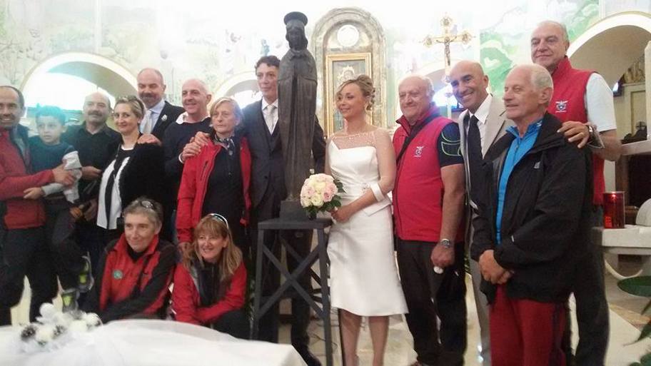 Il CAI di Avezzano nel giorno del Matrimonio di Fabio Antifora