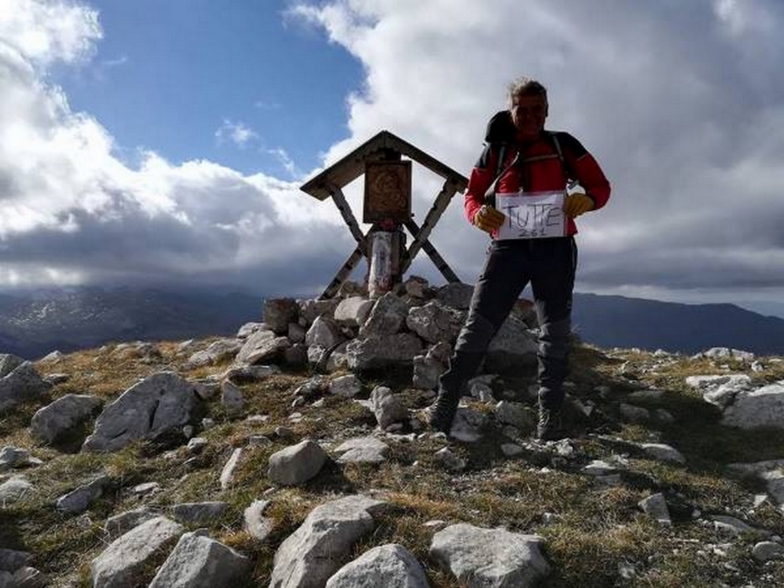 27 OTTOBRE 2018 MARCO AVATI SUL MONTE ORSELLO per le 261 CIME dell'APPENNINO