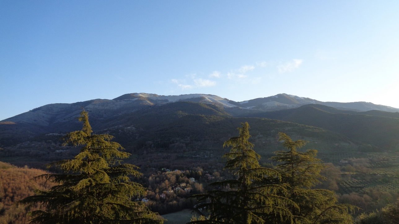 La cresta del Semprevisa da Bassiano