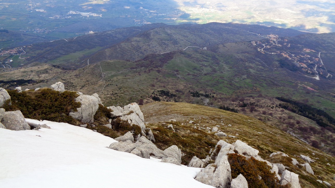 la direttissima Nord del Cagno fatta questo inverno