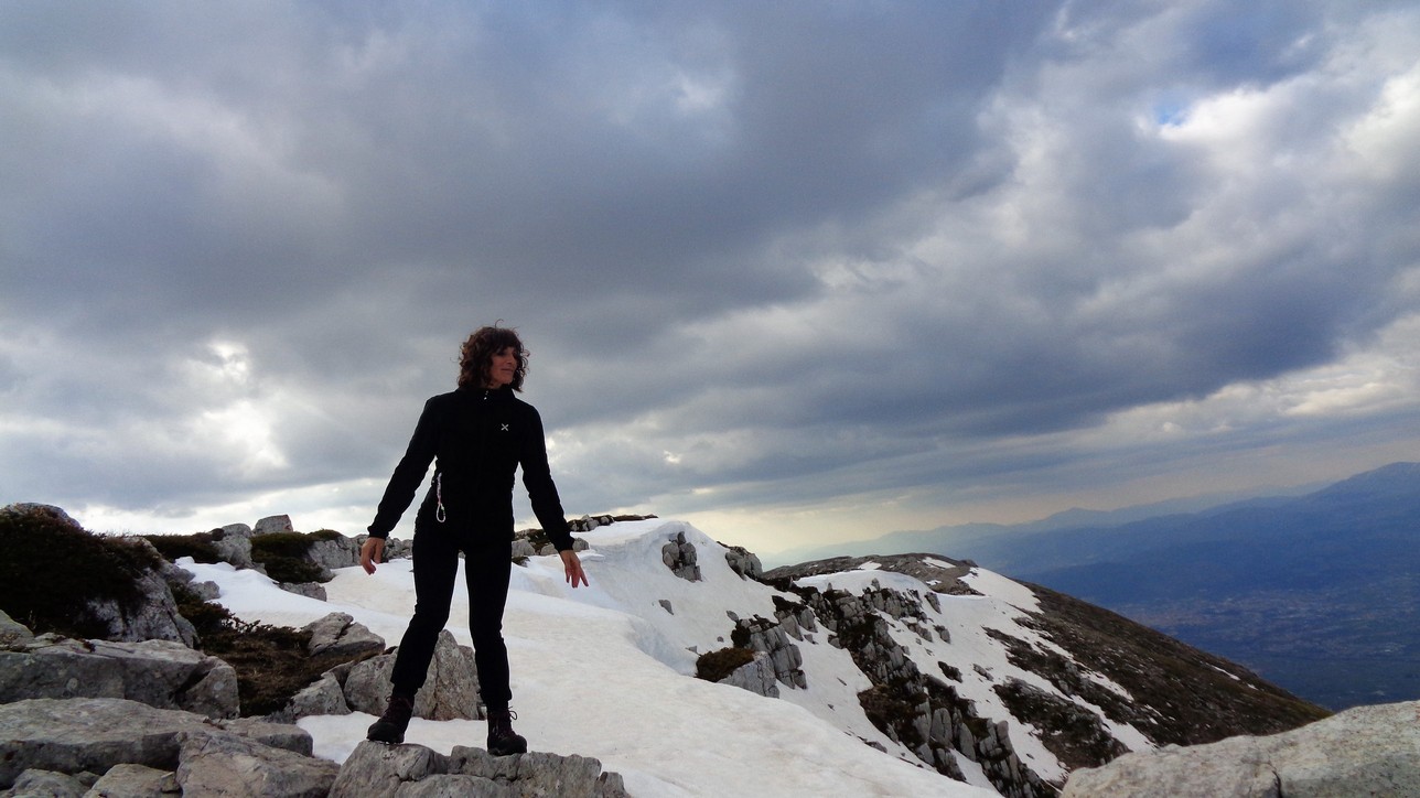 Lucia e la cresta nord