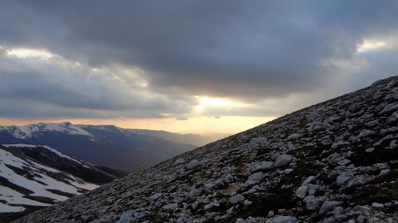 inizia il tramonto