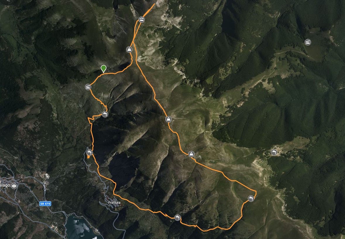 20 km per 1300 metri di dislivello !!!