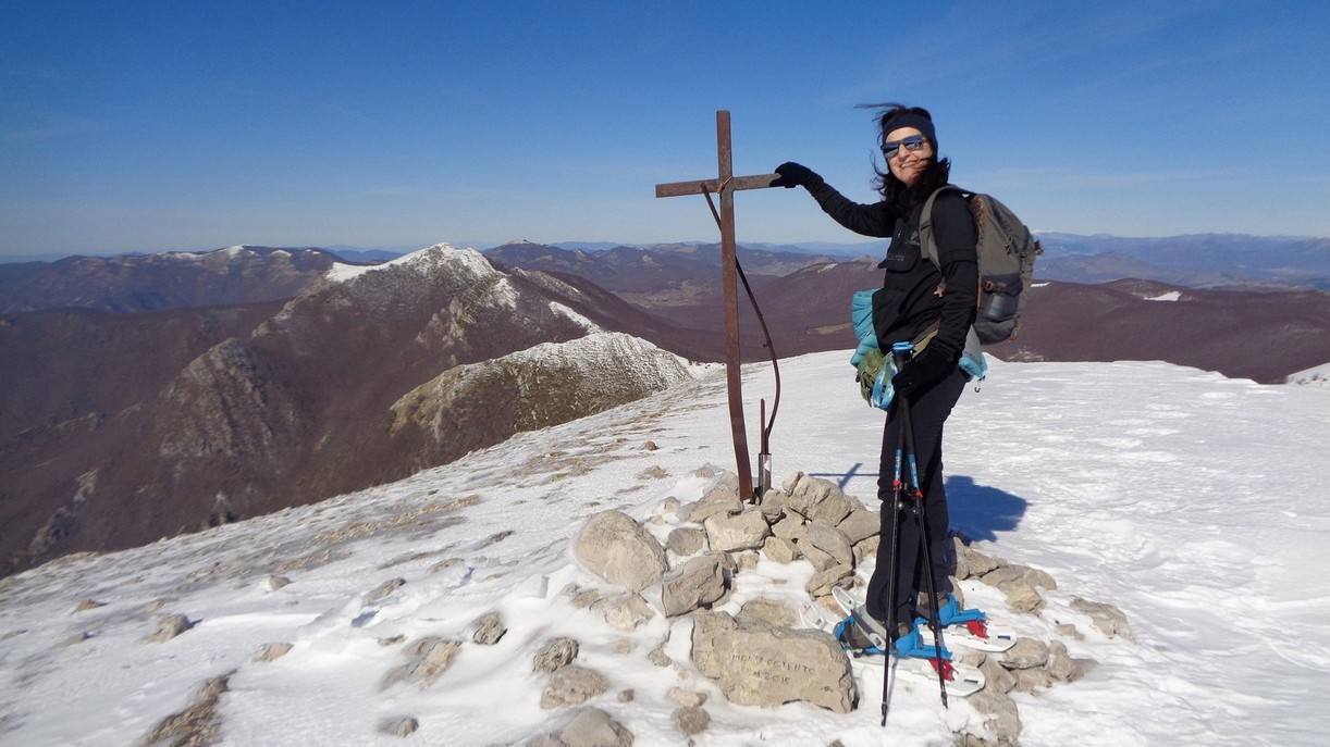 VANESSA VESCOVI sulla Cima del Cotento