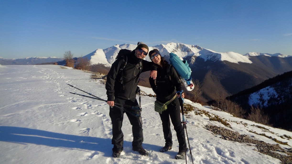Vanessa vescovi e Fabio Borrelli su Colle Sraffi