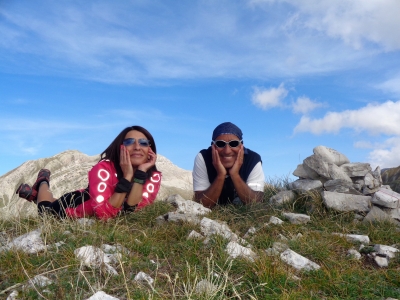 Con la " Nuova Vita " di Carla D'Annibale per il duro anello di Pizzo Camarda sul Gran Sasso D'Italia