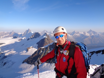 Quota 4228m....Punta Castore sul Monte Rosa...Raggiungere un Sogno  !!!