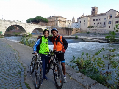 35 Km con il Figlio per il centro di Roma