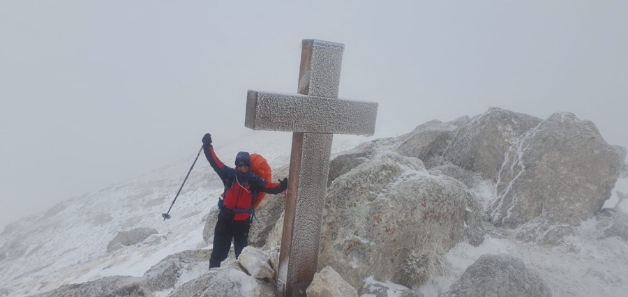 Sotto la bufera per ricordare una storia sul Monte Ocre