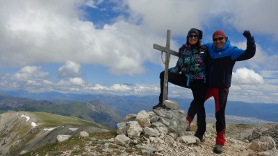 Con i principi di Francesca Porcari per la traversata-anello del Monte Magnola sul Velino