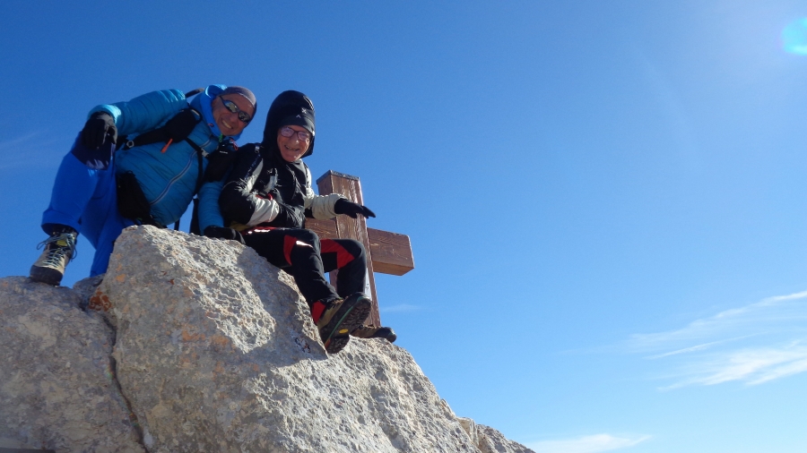 Con il PAST PRESIDENT del C.A.I. di Amatrice Franco Tanzi per la Traversata dei 2000m da Rocca di Cambio a Ripa di Bagno