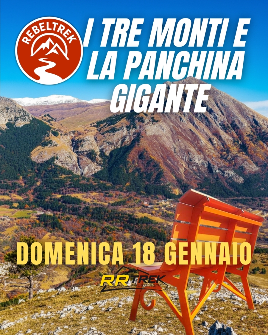 NEWS N.142 AEV FederTrek-REBELTREK per i TRE MONTI della Marsica e la Panchina Gigante