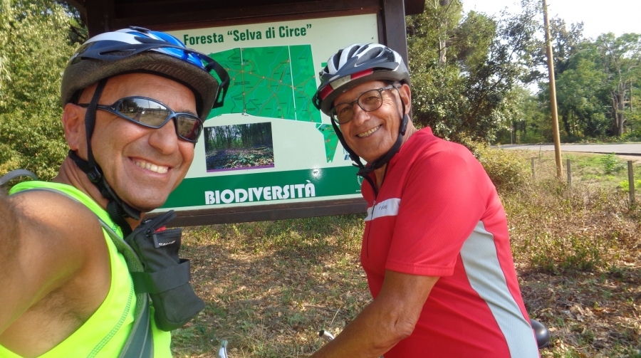 La forza e la volontà di Francesco Di Dio per l'anello di Sabaudia in MTB