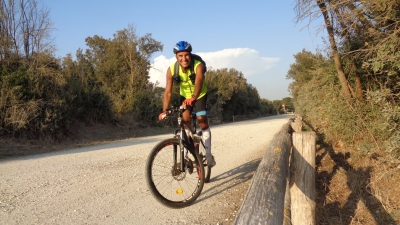 Allenamento MTB per l&#039;anello del territorio di Ostia