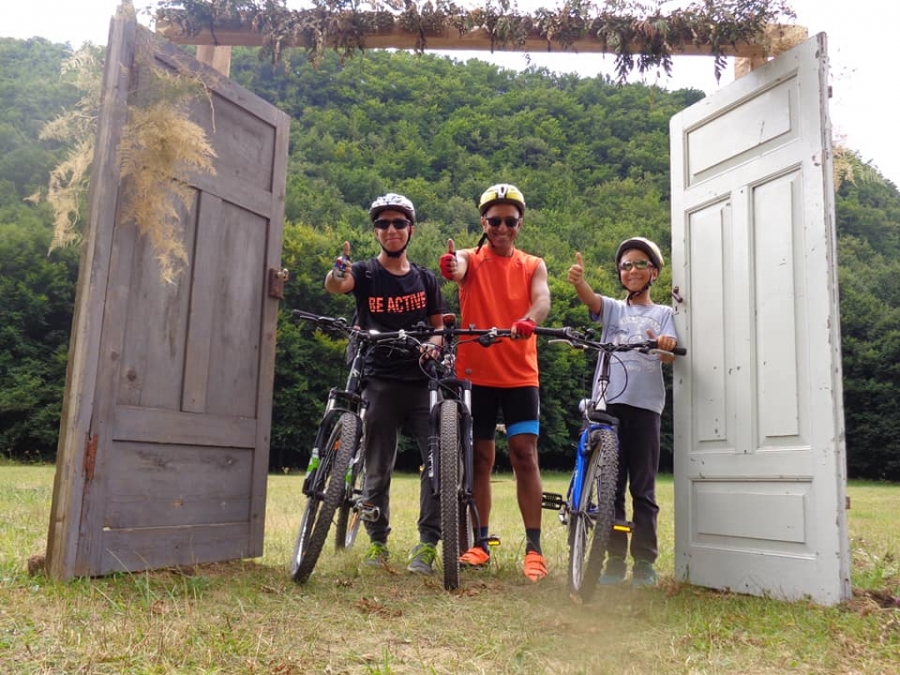 43 Km di MTB sull'Altopiano delle Rocche con 2 Grandi Bikers