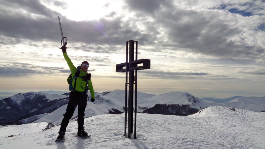 L'ultima ascesa del 2020 per la grande solitaria invernale delle 6 cime degli ERNICI