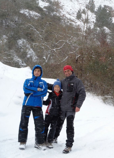 La Befana innevata al mio Paese