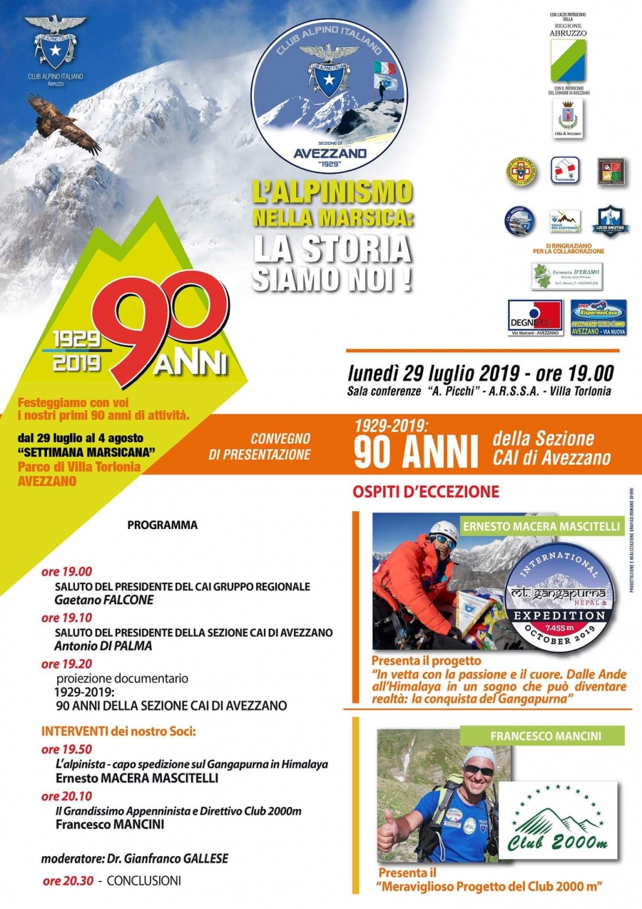 Conferenza alla Sezione CAI di AVEZZANO
