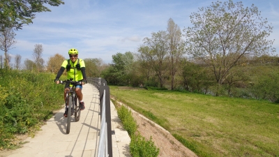 55 KM MTB dal Ponte Marconi al Ponte di Castel Giubileo e ritorno per una anello di Roma