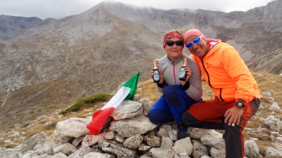 Con le 200 Cime dell'incredibile Maria Rippel per il grande anello del Monte Campitello