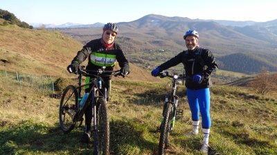 In MTB allo zero termico per l&#039;anello di Rocca Priora ai Castelli Romani
