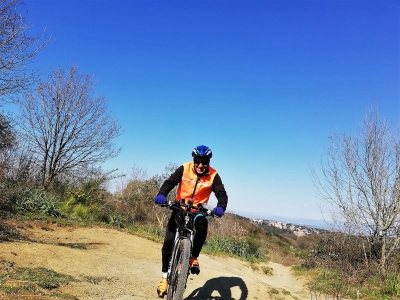 Solitaria per l&#039;Anello MTB dal centro di Roma per la Riserva Naturale della Insugherata