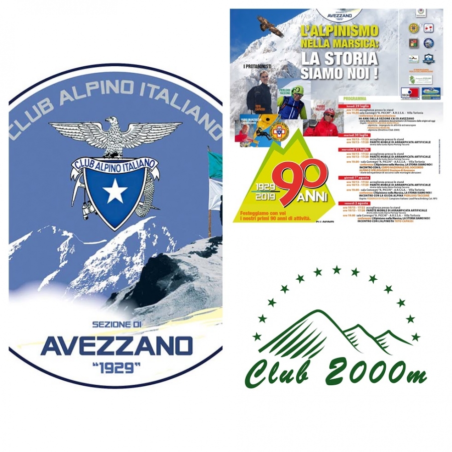 NEWS N.40 Il Club 2000m ospite d'eccezione alla Festa dei 90 Anni del CAI di AVEZZANO
