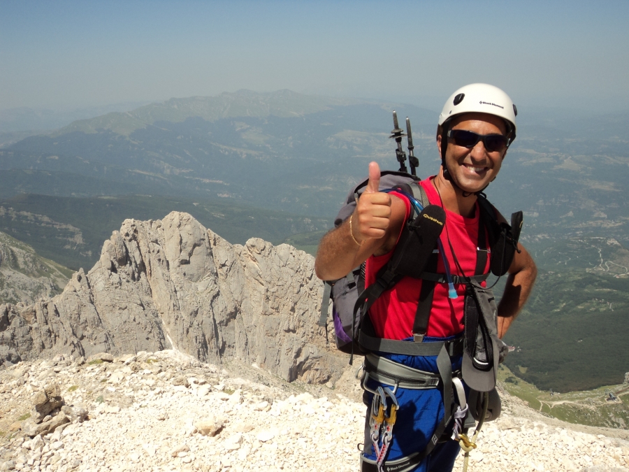 Solitaria sulla Vetta Orientale del Gran Sasso D'Italia