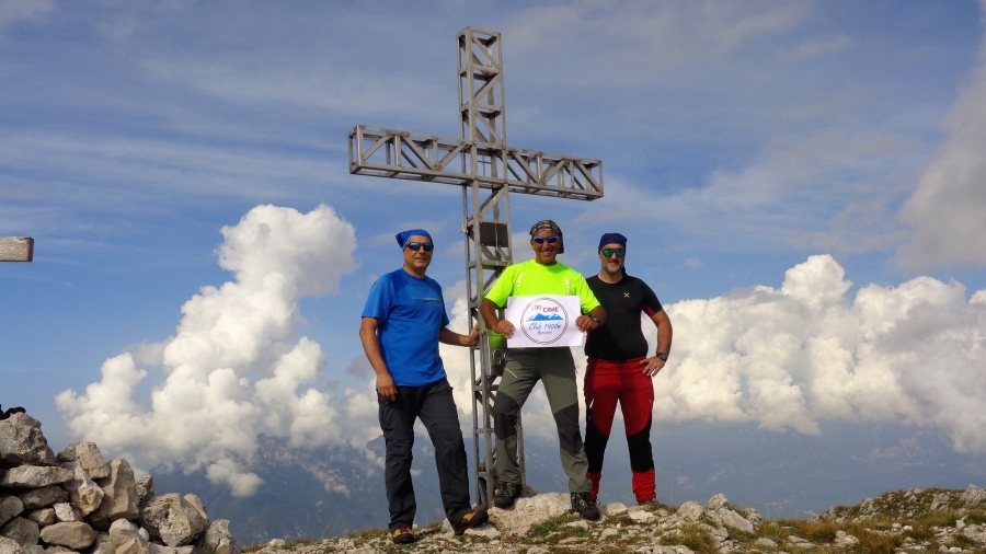 Le mie 100 CIME dei 1900m con il Presidente degli G.E.B. alias Maurizio Cianfarani e Nazareno Fantauzzi per l'anello della Brecciosa nel PNALM