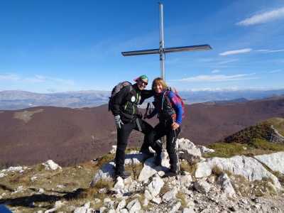 Priska Planinschek solo mia per un anello sul Monte Tarino dei Simbruini