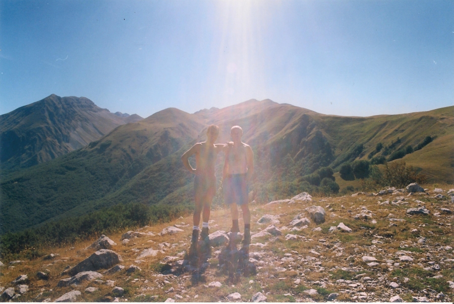Con Sergio al Rifugio Panepucci