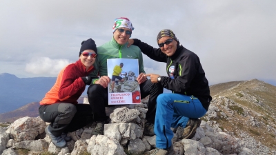 Con le 100 Cime di Francesco Onofri ed Eleonora Santi per l'anello del Monte Cava dalla Grotta di Vaccamorta