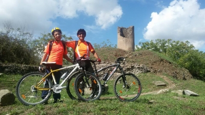 55 KM IN MTB CON UN GRANDE FIGLIO DA CASA A FRATTOCCHIE