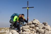 Con gli intensi occhi di Linda Censi per la grande traversata di tutte le cime sul Morrone della Majella