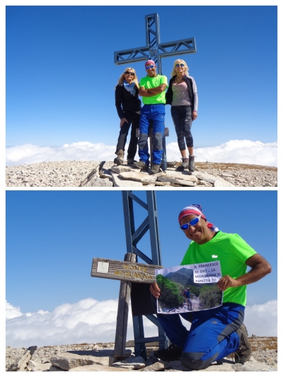 Quota 2737m  2 bionde per Cima dell'Acquaviva sulla Majella dedicata a Francesco Di Dio