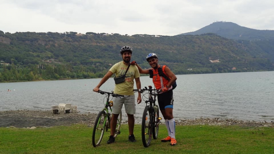 Allenamento MTB al Lago di Castelgandolfo